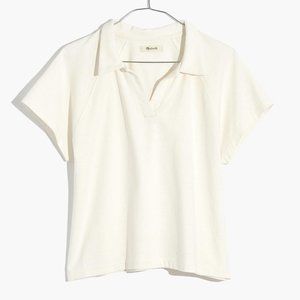 NWOT Madewell Boxy Polo Tee Size small